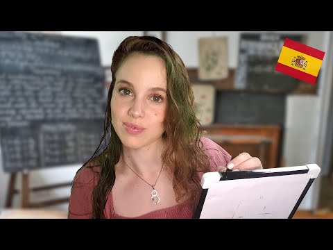 ASMR Teacher Roleplay | Profesora de Inglés | Soft Spoken (clase en español)