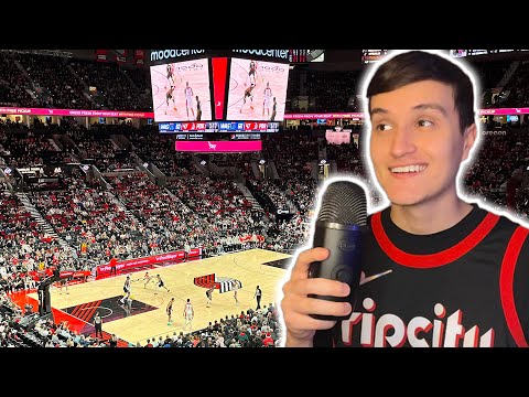 ASMR at a NBA Basketball Game 🏀💤 (asmr in public)