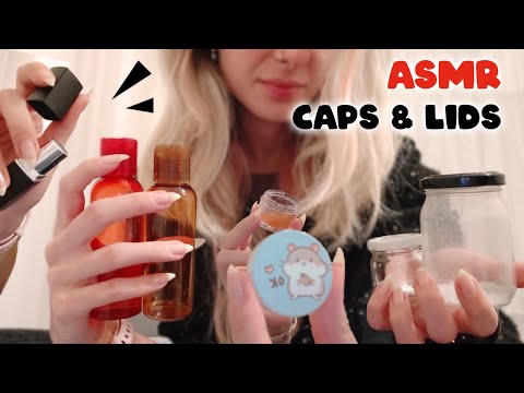 ASMR Lids & Caps ALL AROUND YOU - Relaxing Lid & Tapping Sounds - No Talking - LoFi