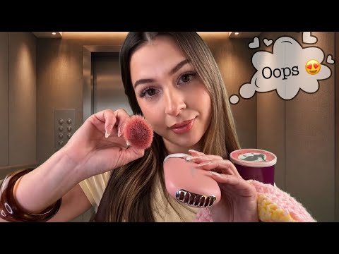 ASMR Girl Obsessed with YOU gets stuck in Elevator with you 🤭✨