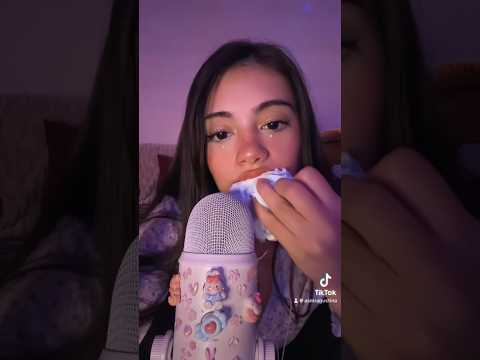 ASMR eating fake food #asmr #tingles #sleep #mouthsounds #squishy #slime