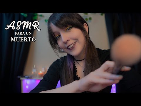 ⭐ASMR Preparaciones para un CADÁVER  💀 [Sub] Maquillaje y Atención Personal apra HALLOWEEN