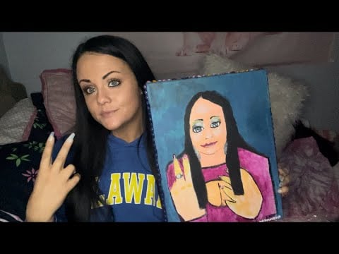 ASMR gift from subscriber + whispered rambling w/ tapping haul