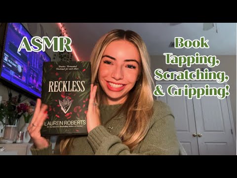 ASMR - Book Tapping, Scratching, & Gripping! 15 Minutes of Tingles!