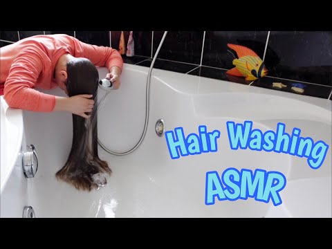 ASMR Hair Wash | Long Hair Washing 🫧