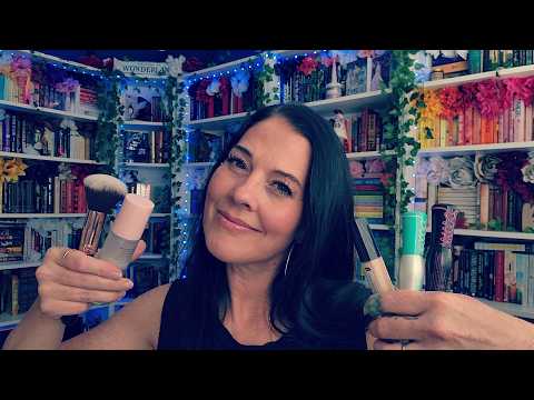 ASMR- Doing Your Makeup In The Library (Semi Inaudible Whispers, Mouth Sounds, & More)