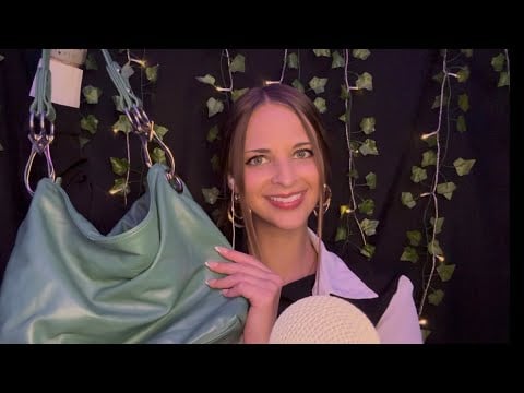 ASMR What’s in My Bag? 👜 Whisper Ramble + Tingly Sounds