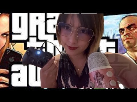 Jugando GTA 5 por primera vez/La peor jugadora/ ASMR