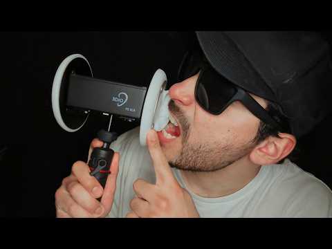 ASMR No Talking Pure Ear To Ear Mouth Sounds With The 3Dio Microphone (Extremely TINGLY)