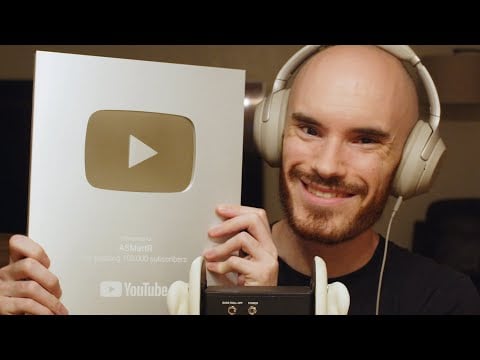 [ASMR] Unboxing My Silver Play Button!