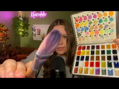 ASMR Painting You in 2 Minutes (Fast)