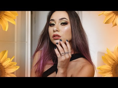 MAKE COM A PALETA SUNFLOWER DA BRUNA TAVARES