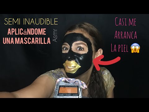 ASMR SEMI INAUDIBLE CUIDADO FACIAL