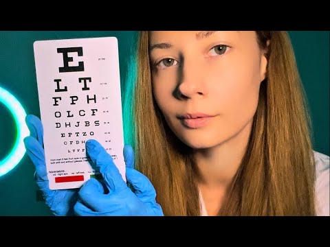 Soothing Doctor Eye Exam ASMR | Stress Relief 