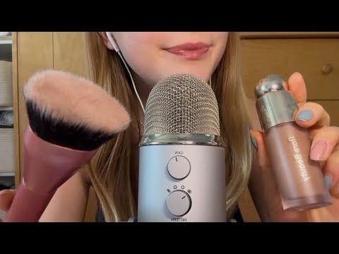 ASMR Doing Your Makeup 💄 (Mouth Sounds + Upclose Whispers)