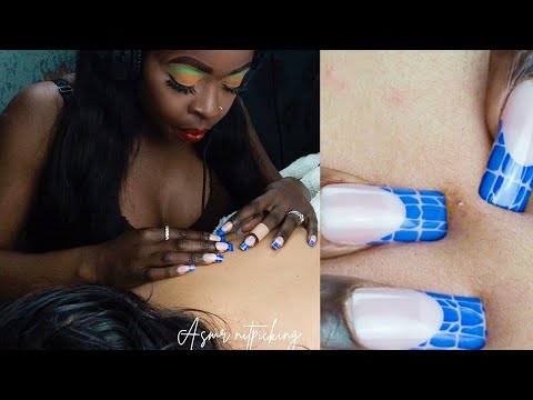 ASMR Super Attentive BACK NITPICKING & Scratching tingles exams | ~ soft whispers
