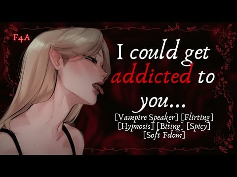 [F4A] [ASMR RP] Tranced and bitten by a caring vampire (Part 2) (Biting) (Spicy) (Soft Fdom)