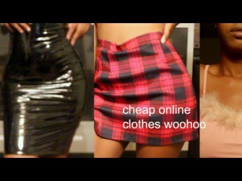 ASMR | Aliexpress Try-On Haul 🧡🖤