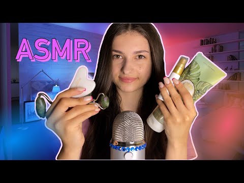 ASMR🎙️🫶FACE MASSAGE☺️👄MOUTH SOUNDS👅💤😴