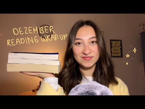 ASMR | Alle 5 Bücher, die ich im Dezember gelesen habe ❄️ (book sounds, flüstern)