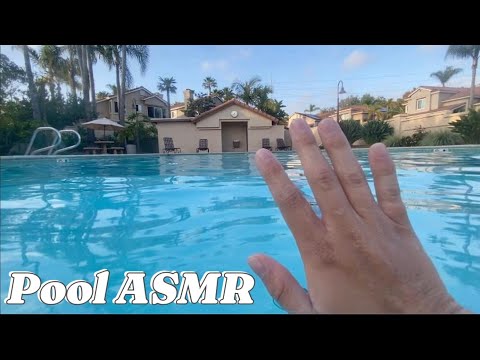 ASMR at the Pool: Underwater Sounds, Camera Tapping, etc.🏊‍♀️💦