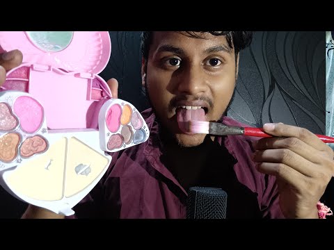 Asmr spit painting makeup 💄 (you)