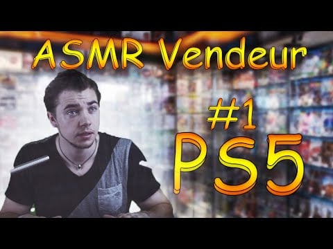 🎁 ASMR français :#1 Rôle play Vendeur PS5 !  🎁 micromania