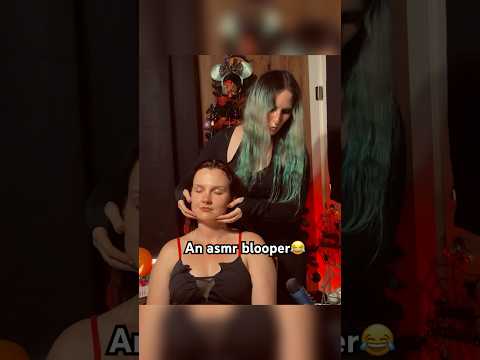 Bloopers anyone?! #asmr #asmrrealperson #hairsounds #asmrmassage #asmrsounds #asmrbloopers