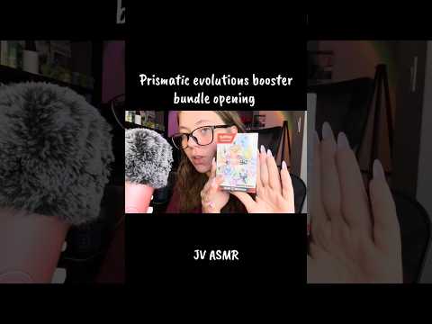 Prismatic evolutions booster bundle opening! #pokemon #asmr #prismaticevolutions