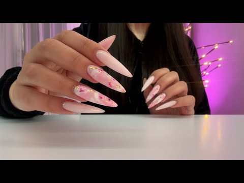 LOFI ASMR ✨ table tapping & scratching & nail sounds I fast and slow / not aggressive