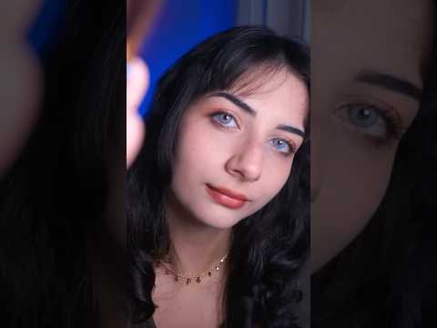 1 minute slow gentle brushing 🩷 #ASMR
