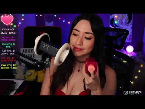 VEN A DORMIR CON TU ASMR FAV ❤️ LIVE/ENVIVO ❤️ !s !tip !cofres !earlicking