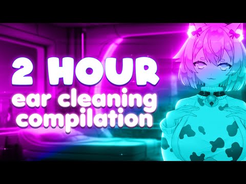 ASMR 🐮2 HOUR EAR CLEANING COMPILATION feat. Cute Cyber Cow [Ear Cleaning, Roleplay]