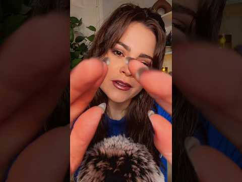 Tapping on your face #asmr #relax #asmrsounds #satisfying