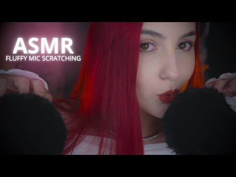 ASMR Gentle Fluffy Mic Scratching, Brain Massage, Breathing, Cafuné