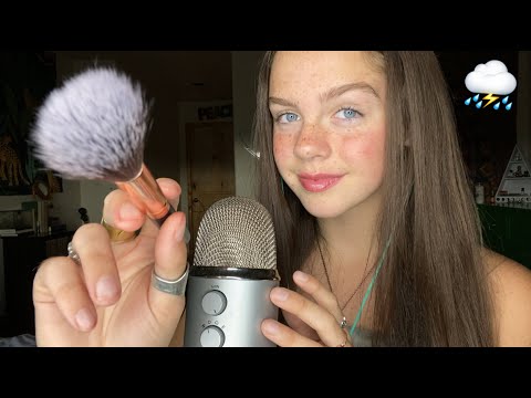 Doing ASMR During a Thunderstorm