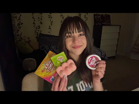 trendy asmr snacks taste test!