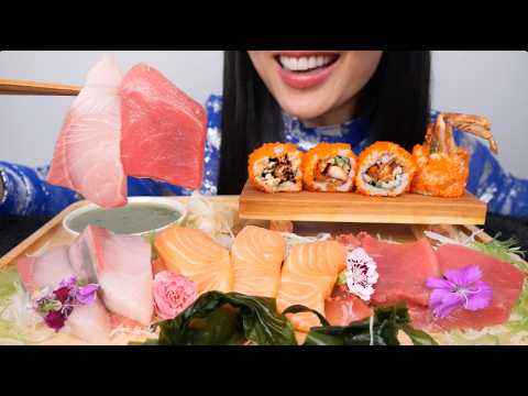 SUSHI PLATTER (ASMR EATING SOUNDS) NO TALKING | SAS-ASMR