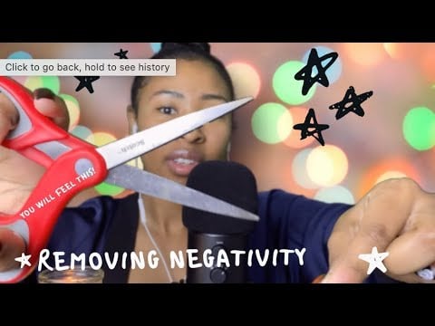 Cutting Away Negativity Removal | Reiki Master Energy | ASMR Tingles