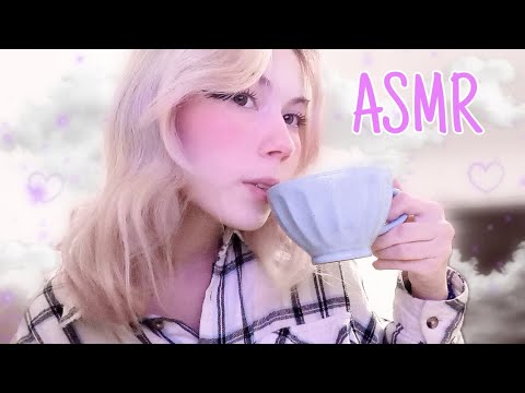 ASMR💕☕ПЬЕМ ВМЕСТЕ ЧАЙ У МЕНЯ В ГОСТЯХ! Сюрпанье и полное расслабление!