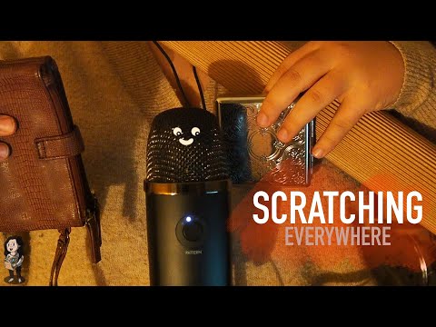 ASMR - Scratching Everywhere (+ tapping)