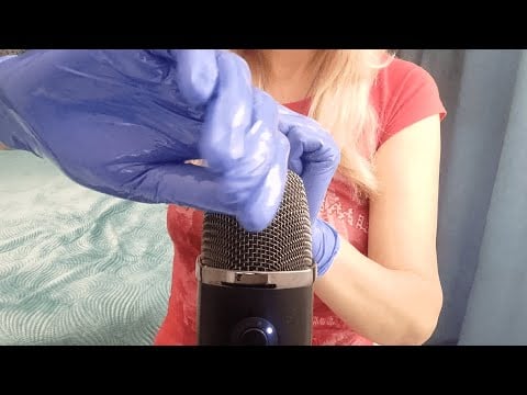 🎧 ASMR Nitrile Latex Gloves |  Finger Flutter | Hand Movements (No Talking)
