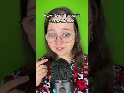 POV: Die Streberin verpetzt dich #shorts #asmrshorts #asmr