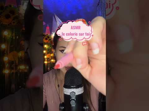 Je te colorie en rose pour que tu voies la vie de cette couleur 💖✨ #asmrdrawing #asmrvideo #relax