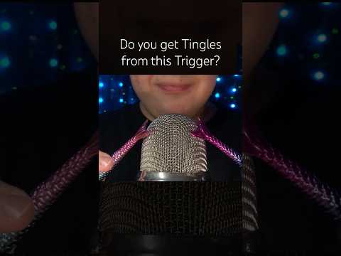 Do you get Tingles from this Trigger? 🩵 #asmr