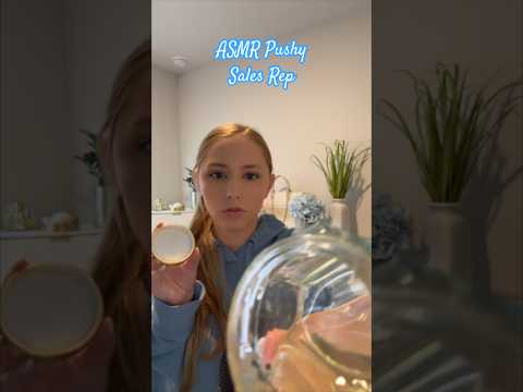 ASMR Roleplay Pushy Sales Rep 💛#asmrvideos #asmrsound #shorts #tinglesasmr #asmr