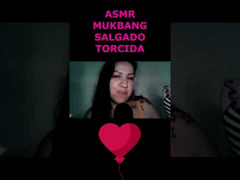 ASMR-SHORTS MUKBANG SALGADINHO TORCIDA #asmr #rumo1k #shortsvideo #shorts