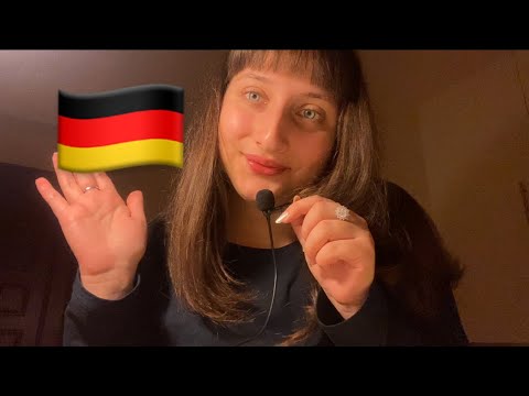 Trying ASMR in German❣️💛 🇩🇪