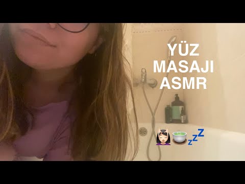 baş ağrısı için yüz masajı + kafa derisi (türkçe asmr, el sesleri)