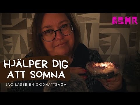 ASMR på svenska: Jag läser en godnattsaga